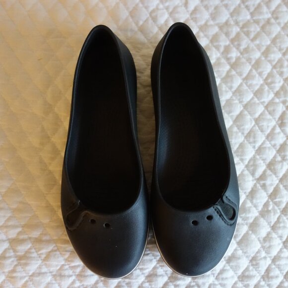 CROCS Crocband Flat Ballet Slip-On Shoes – Wmns 7 - Picture 5 of 10